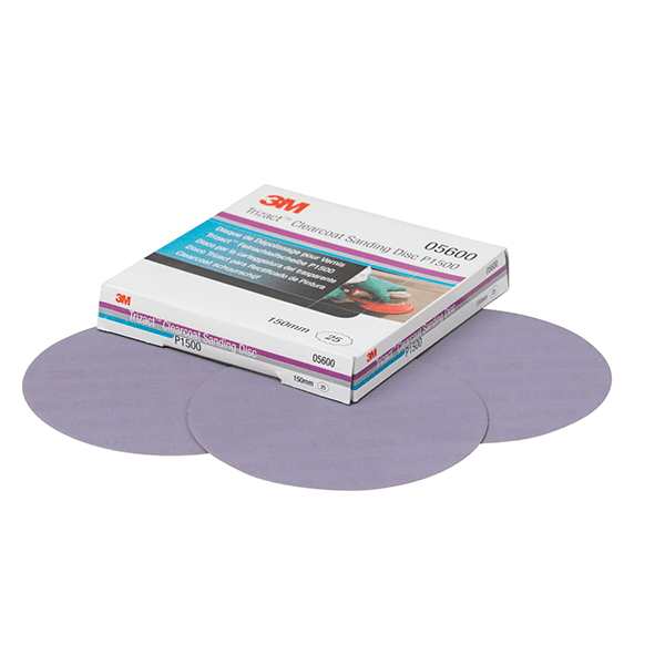3M Trizact Clear Coat Sanding Discs P1500 (25)
