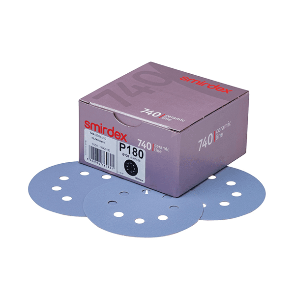 Smirdex Ceramic Velcro Discs 125mm 8-Hole