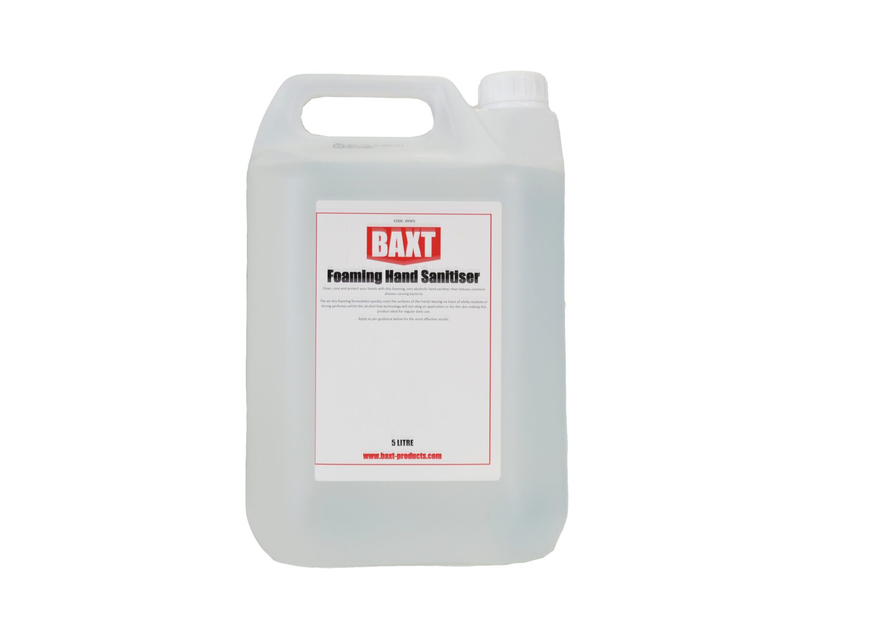 BAXT Foaming Hand Sanitiser - 5L