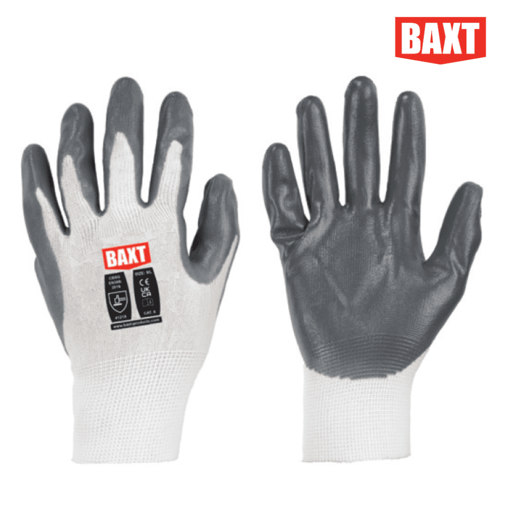 BAXT nitrile palm gloves