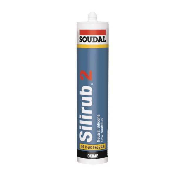 Soudal Silirub 2 Neutral Silicone 300ml - Teak