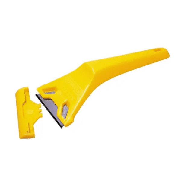 Yellow Plastic Bodyshop Paint Scraper