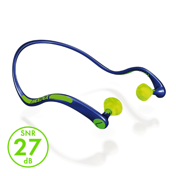 Moldex Waveband 1K SNR 27 Banded Earplugs (8 pairs)