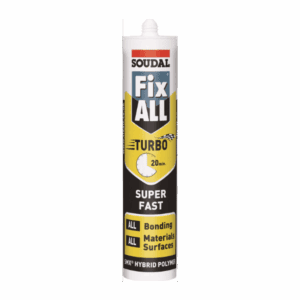 Soudal FixALL Turbo Adhesive & Sealant 290ml - White
