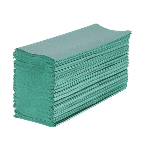 Z-fold Paper Handtowels 1-ply Green (3000)