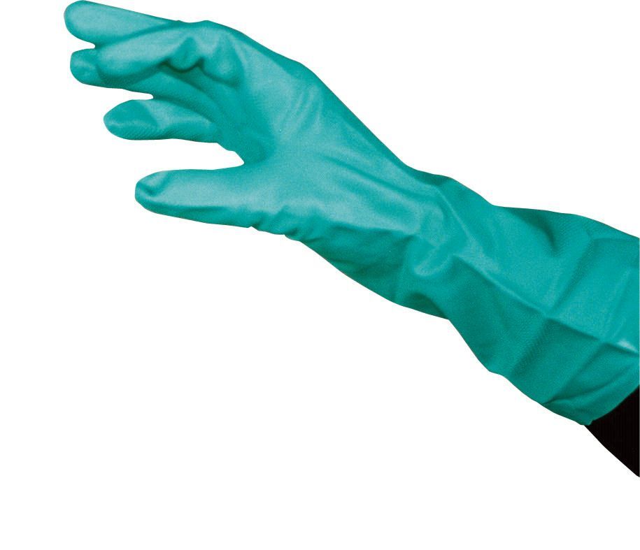 Green Nitrile Gauntlets