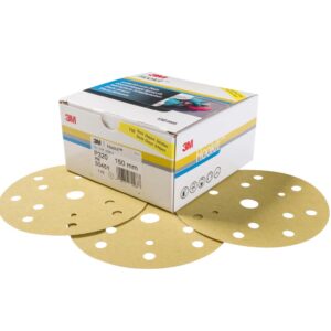 3M Gold Hookit Discs 255P 150mm (100)