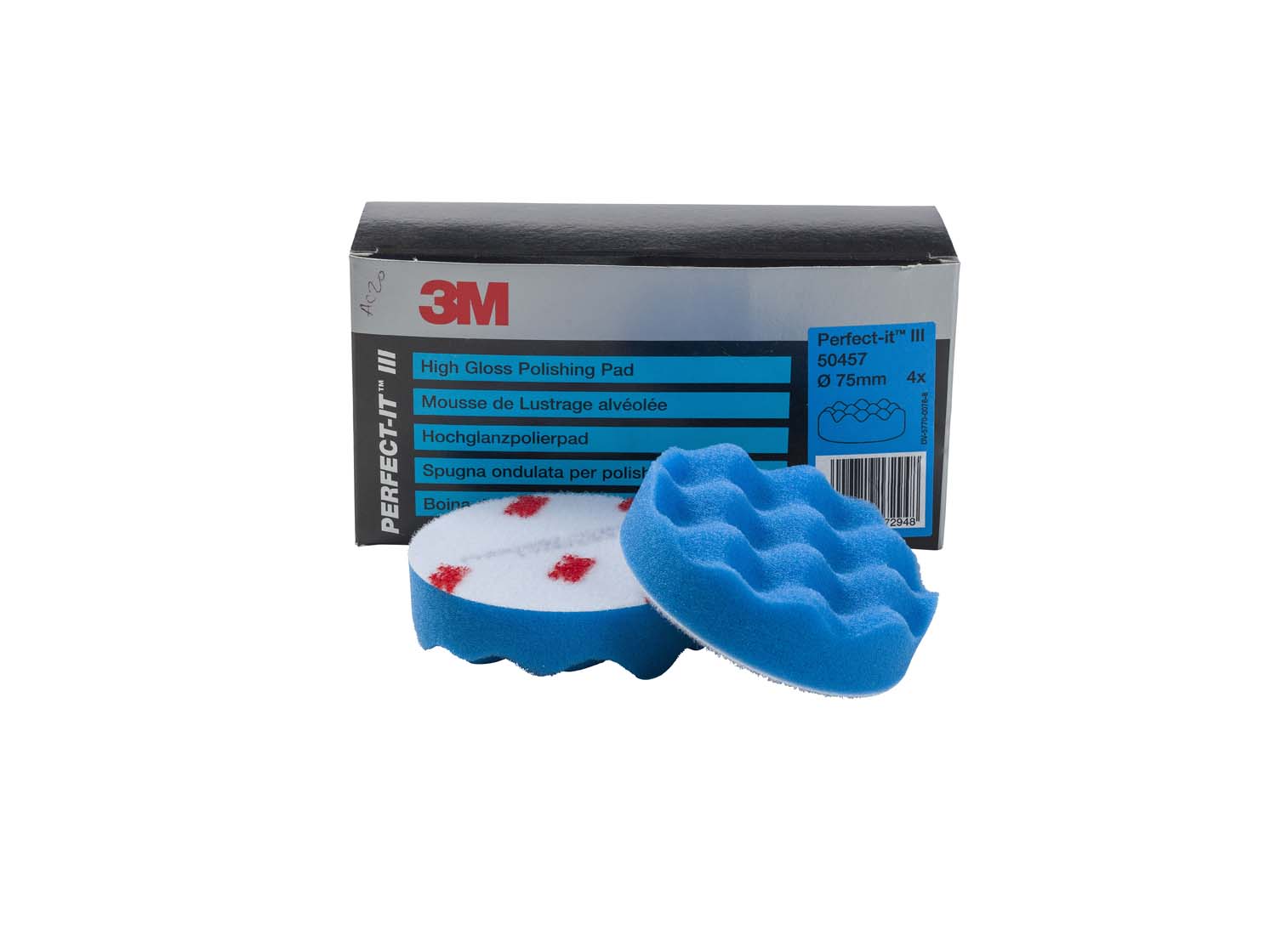 3M Perfect-It Ultrafine Polishing Pad Blue 75mm (4)