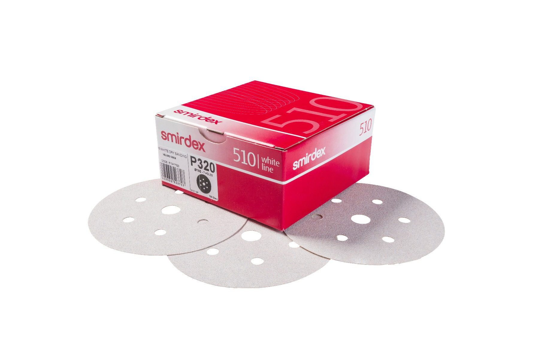 Smirdex Velcro Sanding Discs 150mm 15-Hole (100)