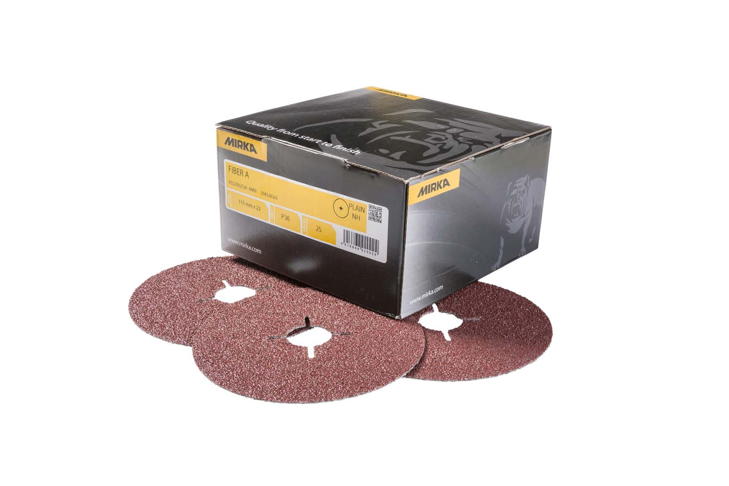 Mirka Fibre Sanding Discs (25)