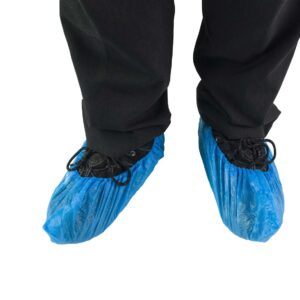 Disposable Overshoes - Blue - 16 Inch (100)