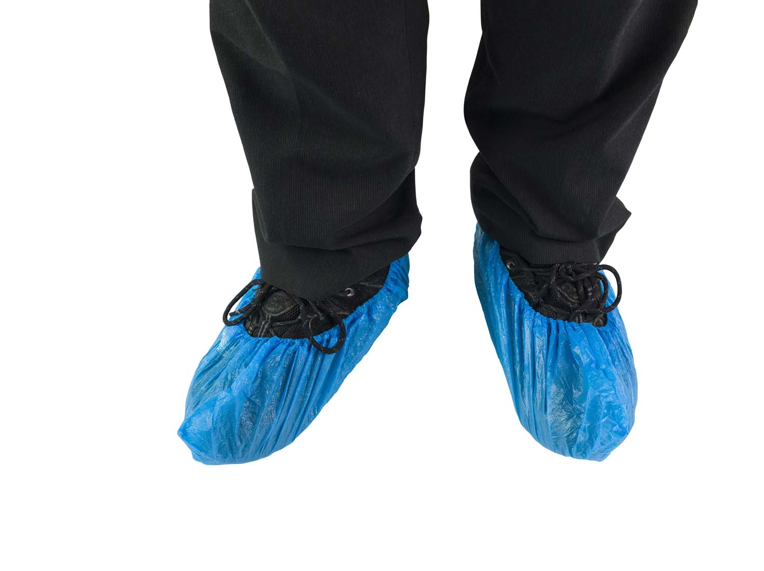 Disposable Overshoes - Blue - 16 Inch (100)