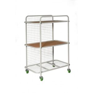Parts Storage Cart 3 Shelves 210Kg Capacity