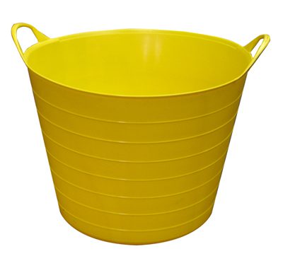 Heavy-Duty Rhino Flexi Tub 40L - Yellow