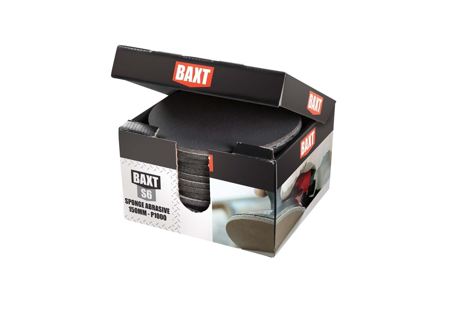 BAXT S6 Abrasive Sponge Disc 150mm (15)