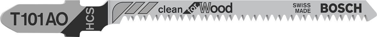 Bosch T101AO Clean Cut for Wood Jigsaw Blade (Pack of 5)