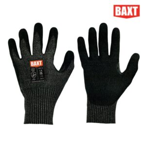 PU PALM GLOVE CUT LEVEL F BLACK - Pair